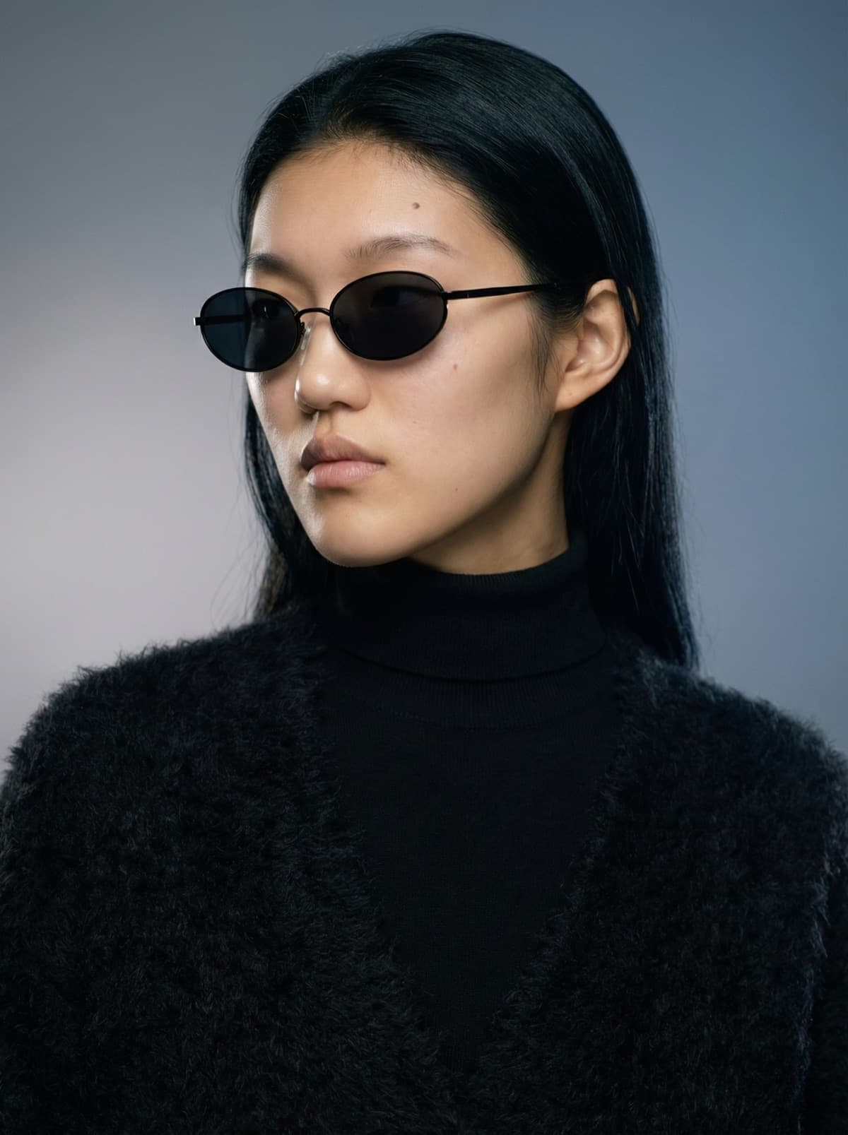 Fashion editorial close-up