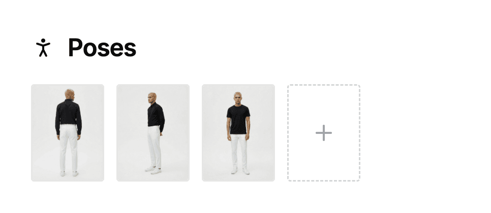 Pose and movement picker